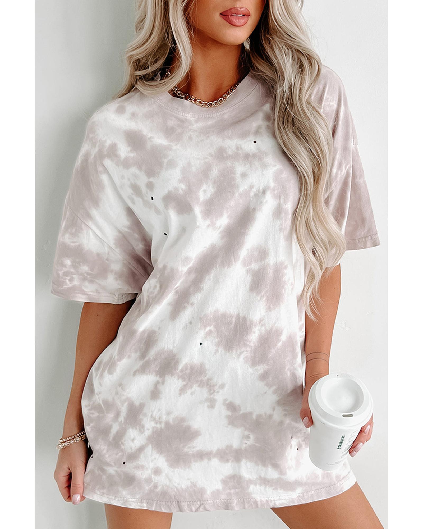 Azura Exchange Tie-dye Short Sleeve Top - XL Main image