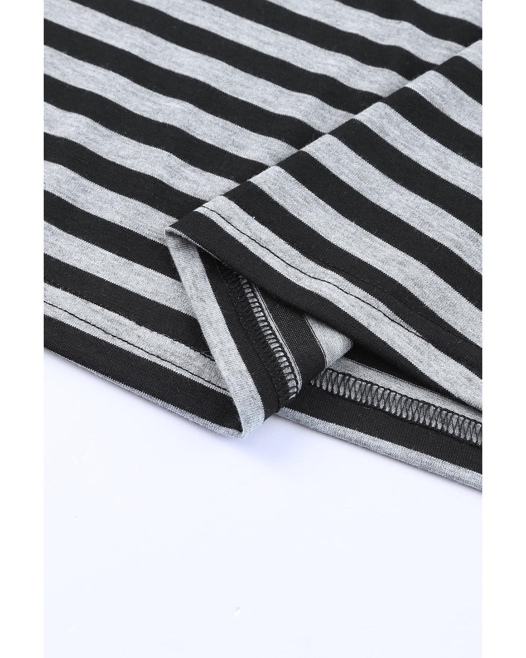 Azura Exchange Butterfly Sleeve Striped T-Shirt - XL