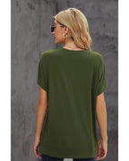 Azura Exchange Solid Color Short Sleeve Tee - S