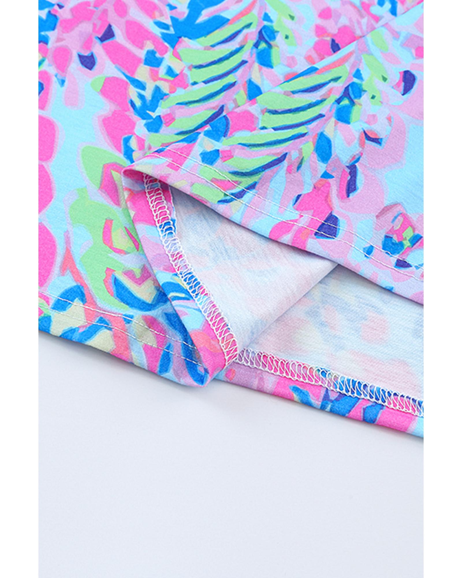 Azura Exchange Floral Print Oversized T-Shirt - L Secondary image