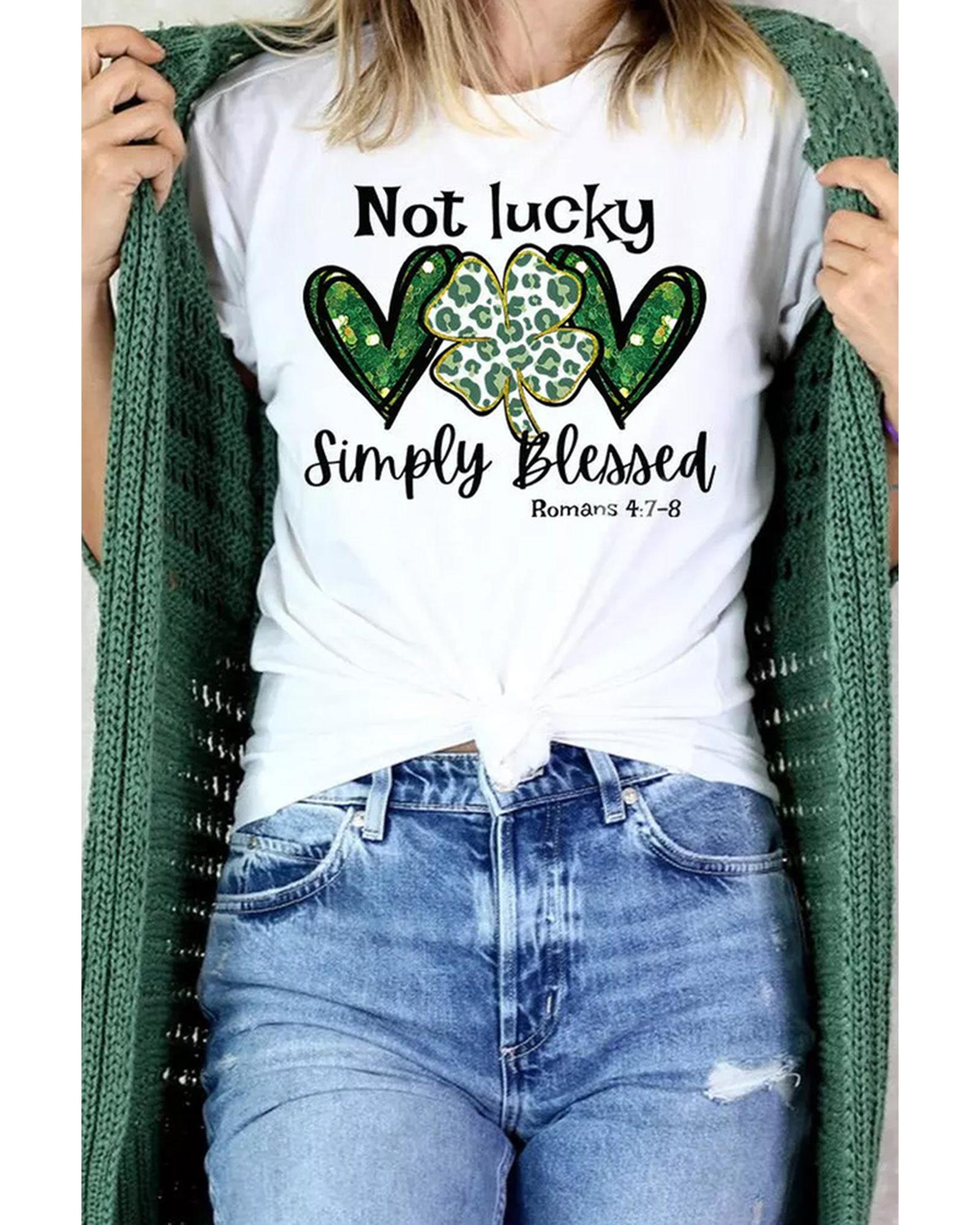 Azura Exchange Leopard Slogan Graphic Tee - M Main image