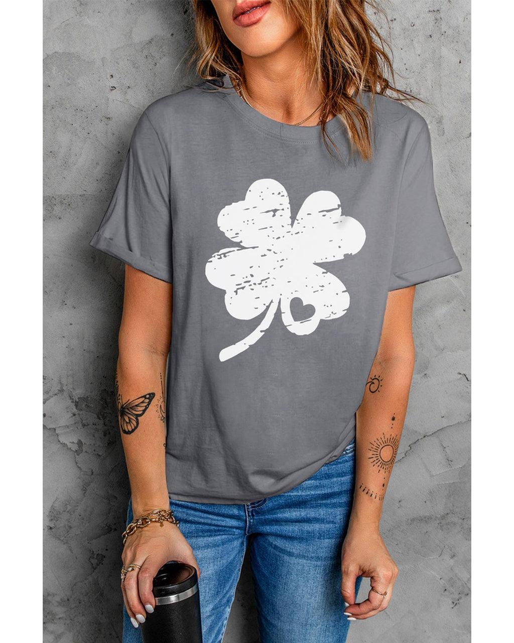 Azura Exchange St Patrick Graphic Print Tee - M