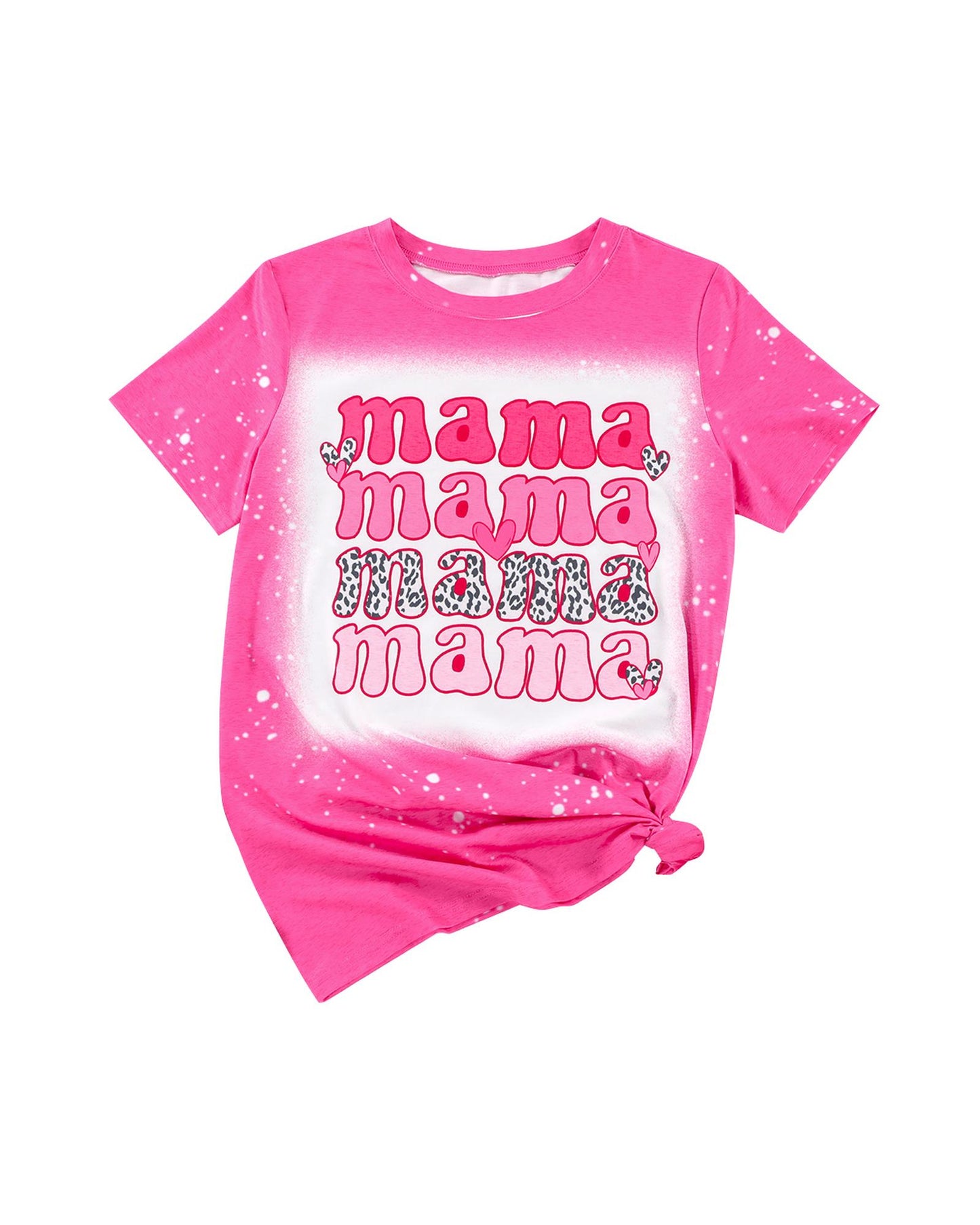 Azura Exchange Full of Mama Letter Print Tie Dye Tee - M