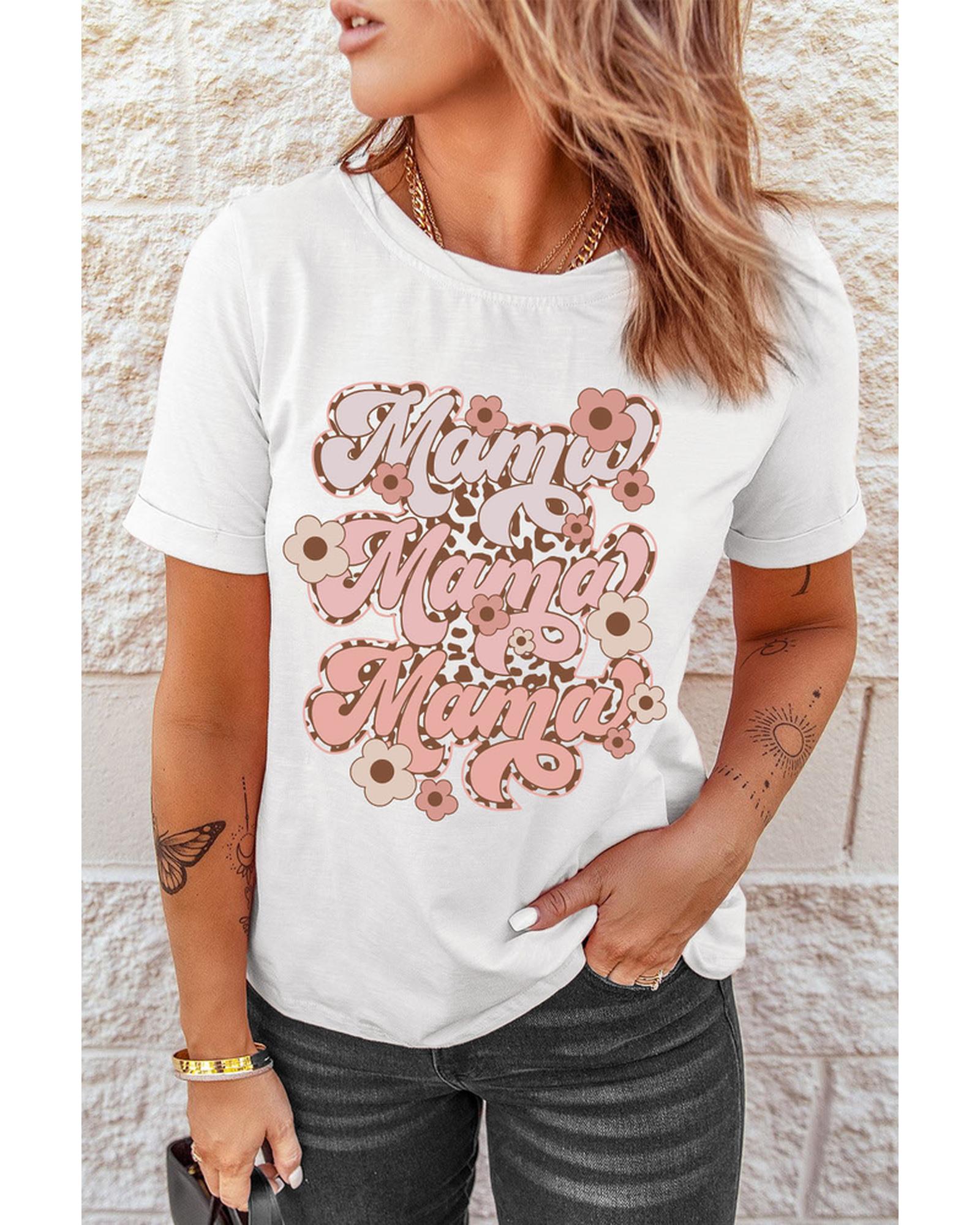 Azura Exchange Leopard Print Short Sleeve Graphic Tee - S Secondary image