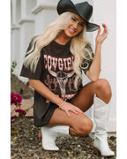 Azura Exchange COWGIRLS DO IT BETTER Graphic Print Oversized T Shirt - L