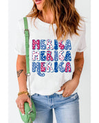 Azura Exchange Graphic Tee with MERICA Flag Element - XL