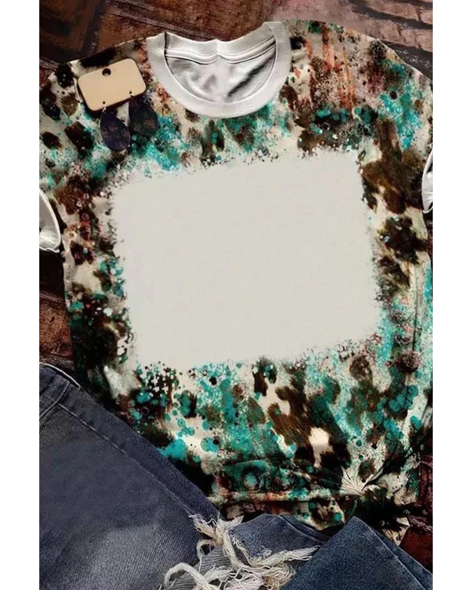 Azura Exchange Leopard Print Graphic T-Shirt - L Main image