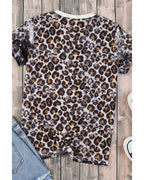 Azura Exchange Animal Print Bleached T-Shirt - S