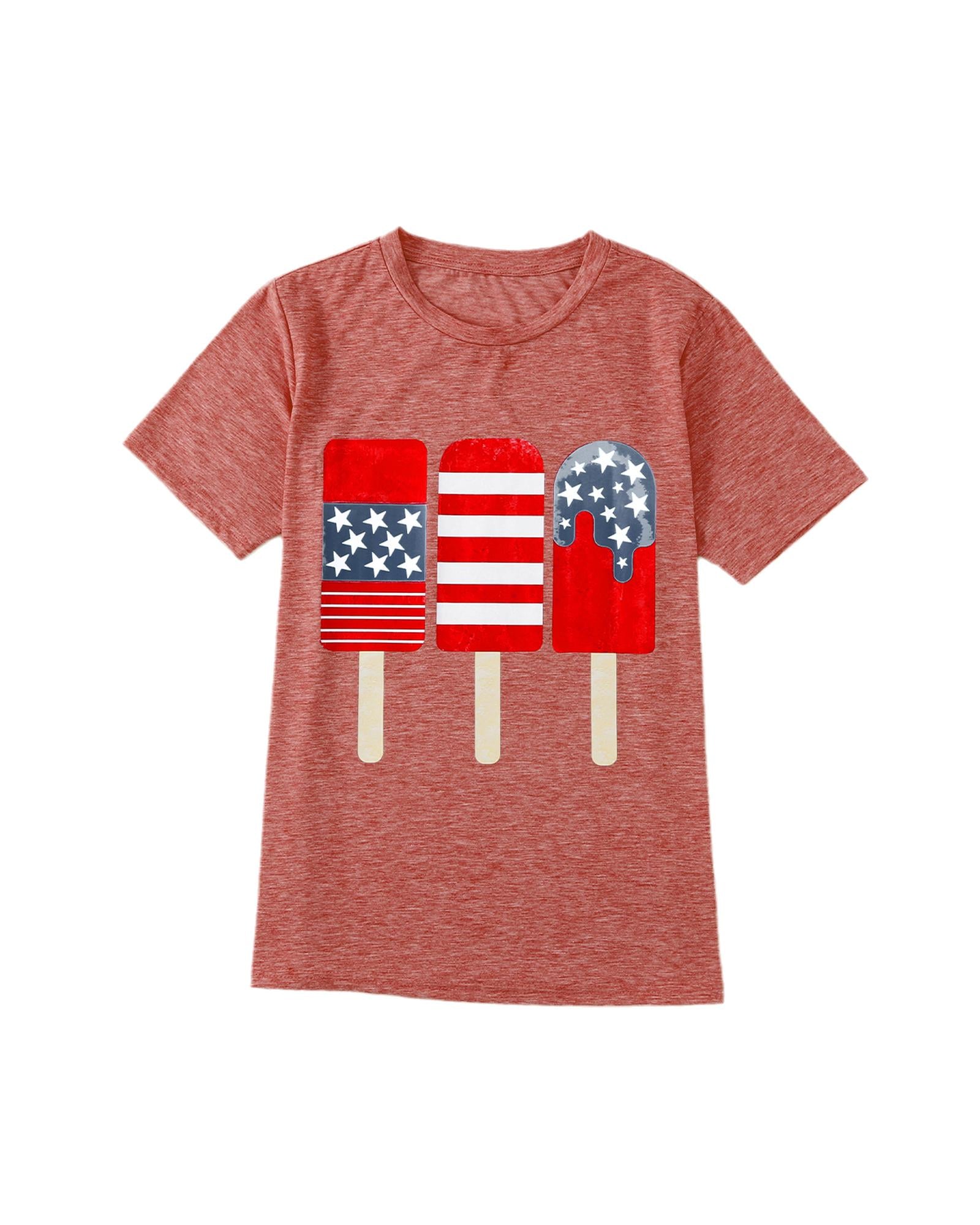 Azura Exchange Patriotic Popsicles Tee - S