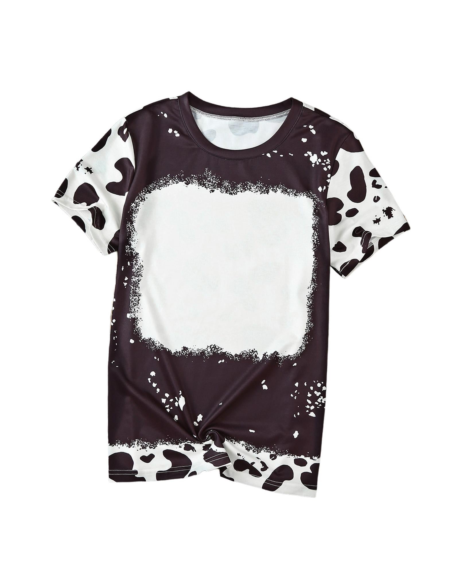 Azura Exchange Tie Dye Bleached Crew Neck T-Shirt - XL