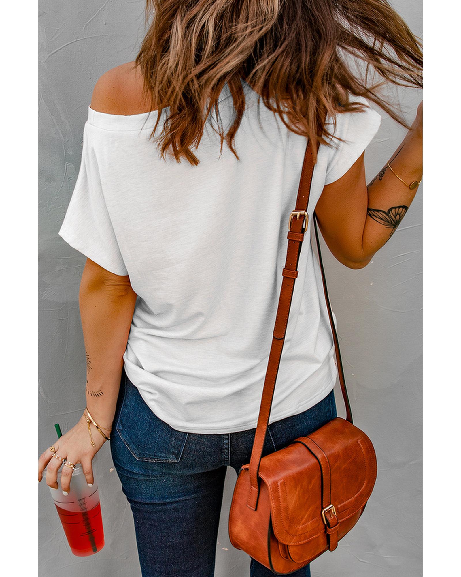 Azura Exchange Pocketed Tee with Side Slits - XL Secondary image