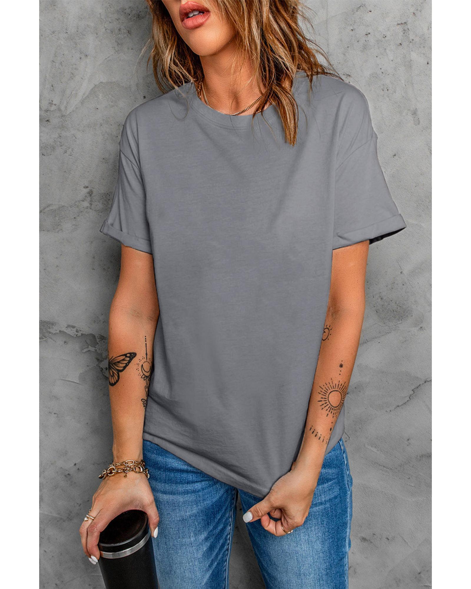 Azura Exchange Classic Crew Neck Tee - S