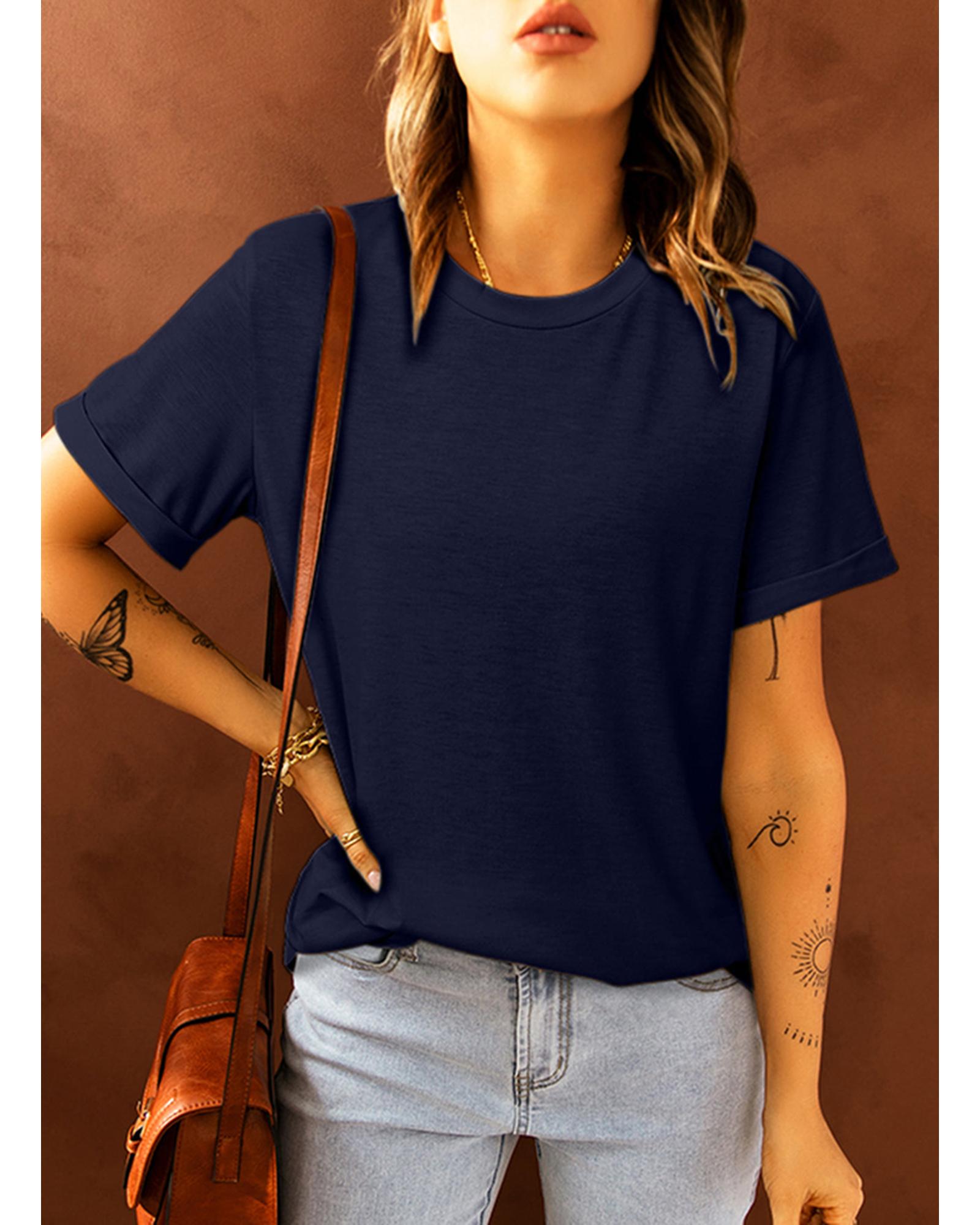 Azura Exchange Modern Crew Neck Tee - 2XL Main image
