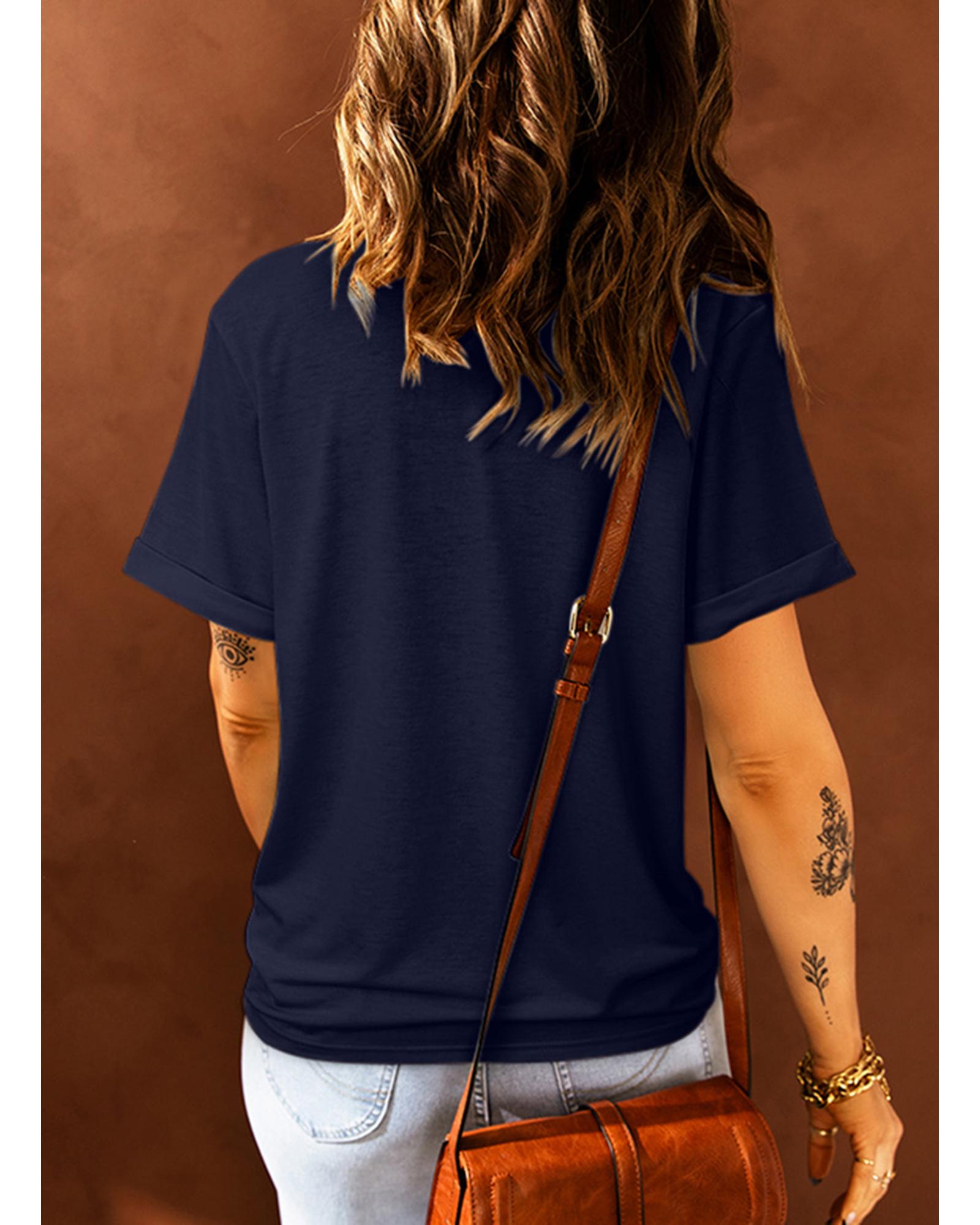 Azura Exchange Modern Crew Neck Tee - M Secondary image