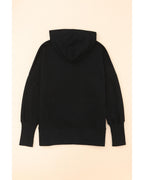 Azura Exchange Batwing Sleeve Hoodie with Pocketed Henley - S