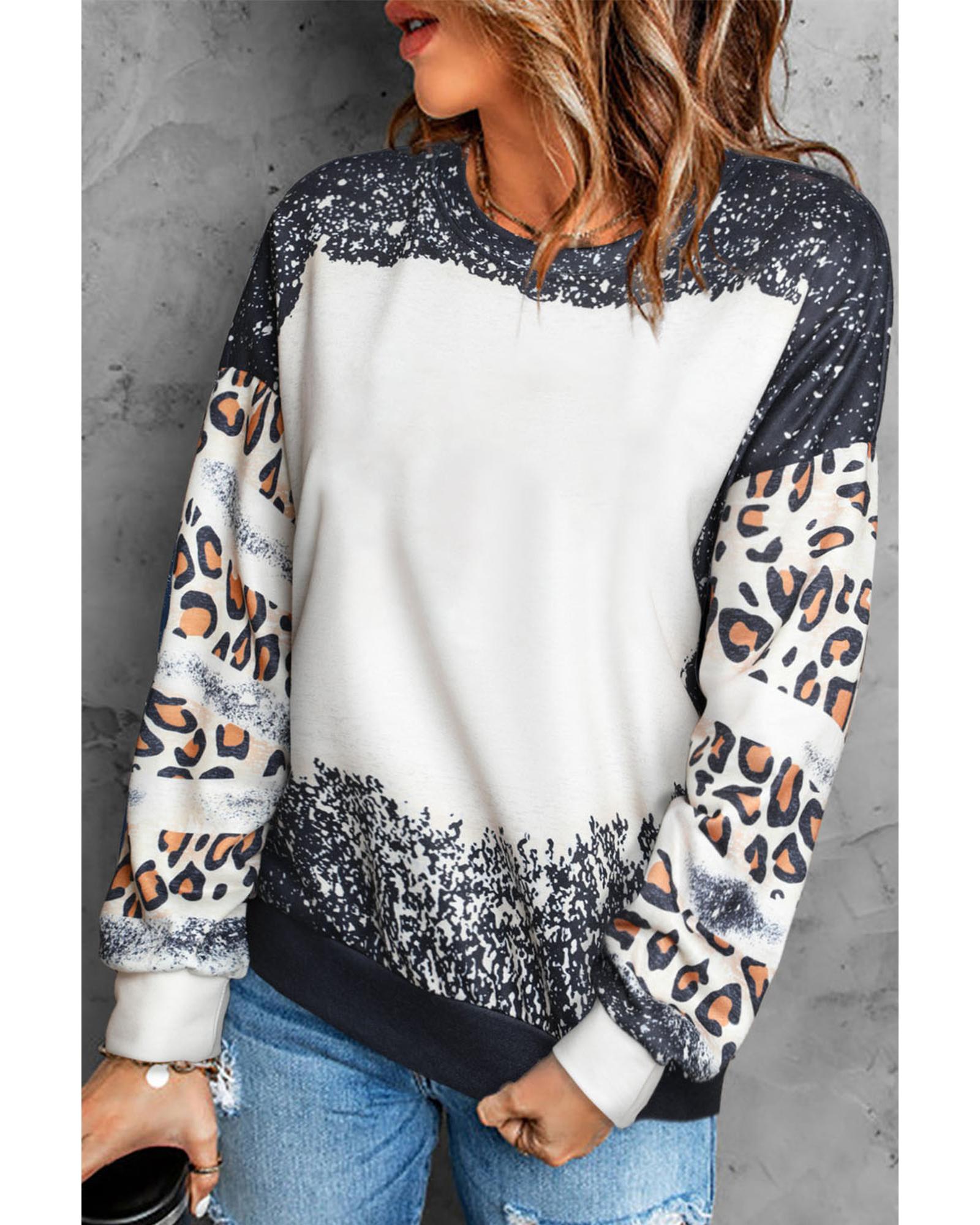 Azura Exchange Leopard Tie Dye Sweatshirt - 2XL Main image