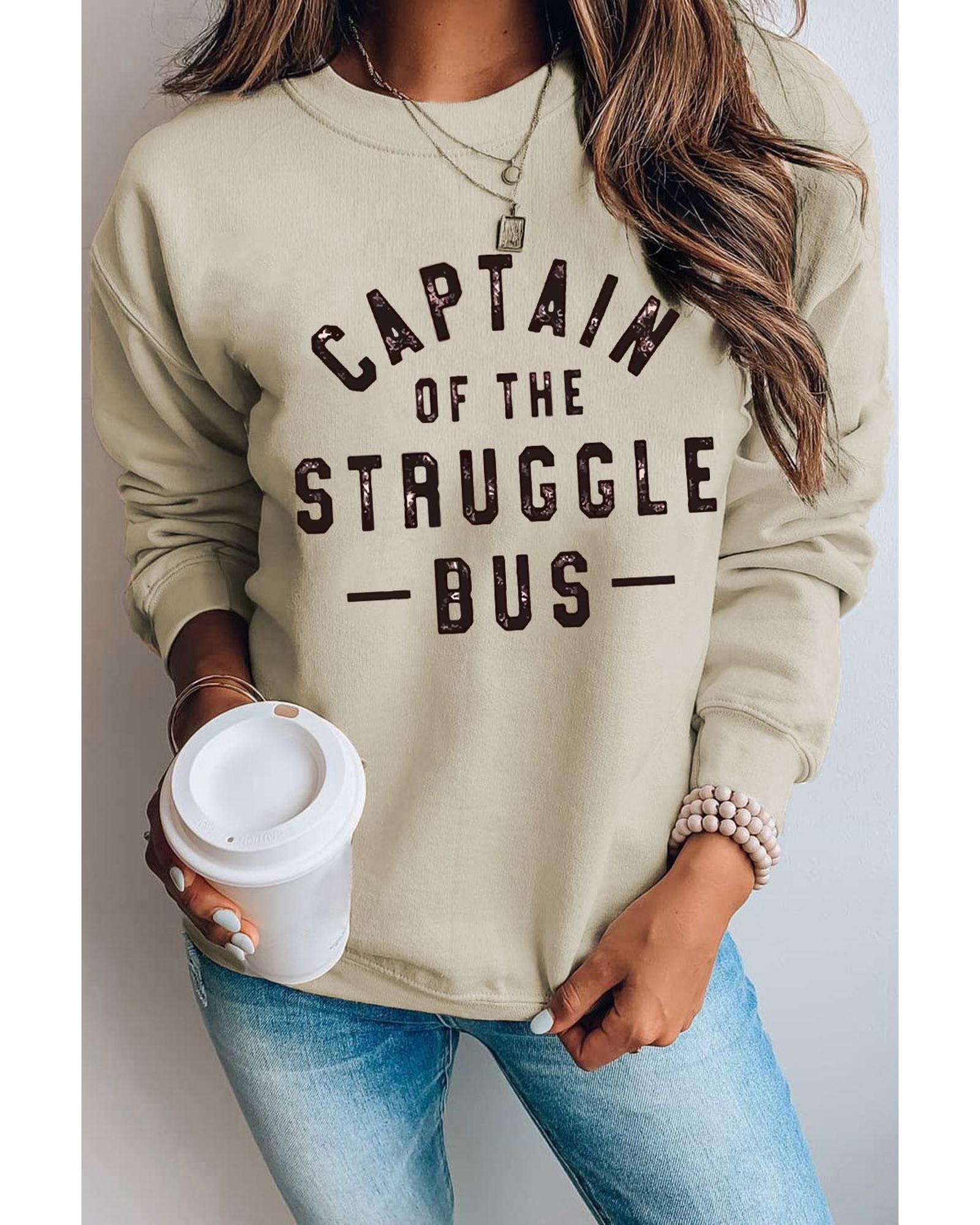 Azura Exchange Khaki Graphic Sweatshirt - XL Secondary image