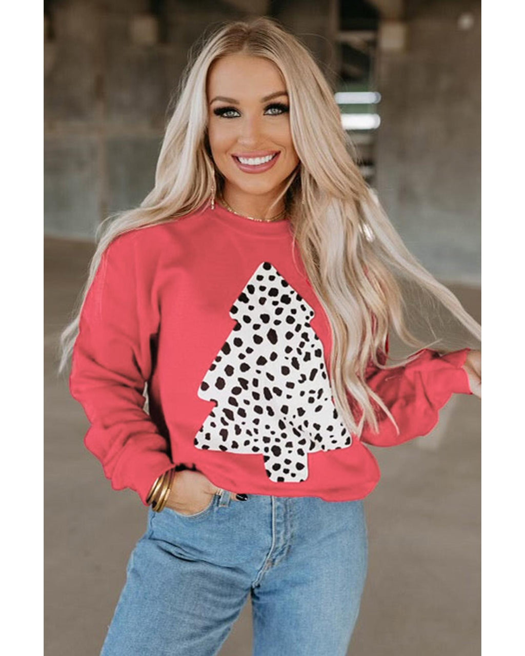 Azura Exchange Leopard Print Pullover Sweatshirt - M