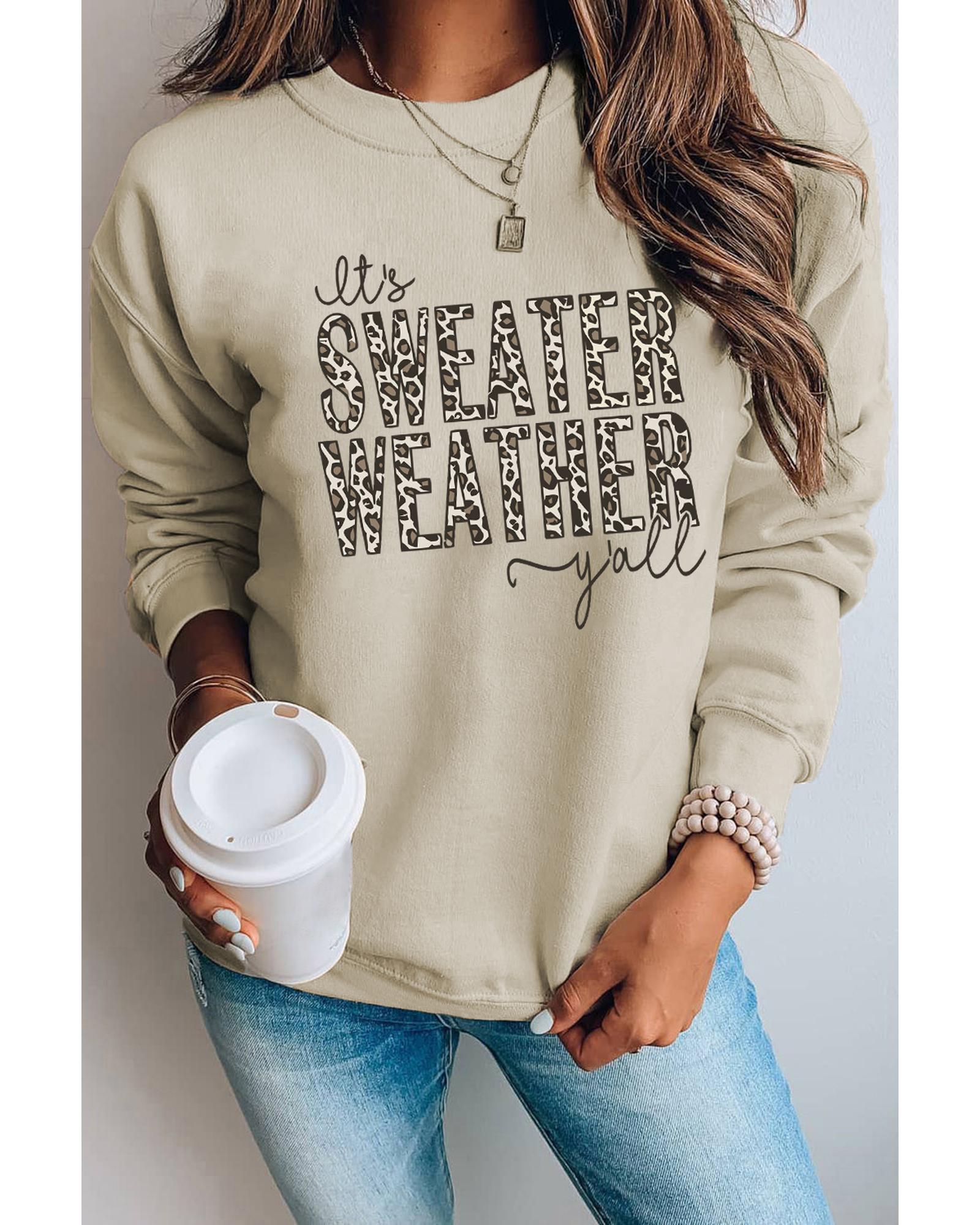 Azura Exchange Leopard Print Pullover Sweatshirt - XL Main image