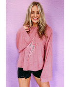 Azura Exchange Sequin Oversized Hoodie - S