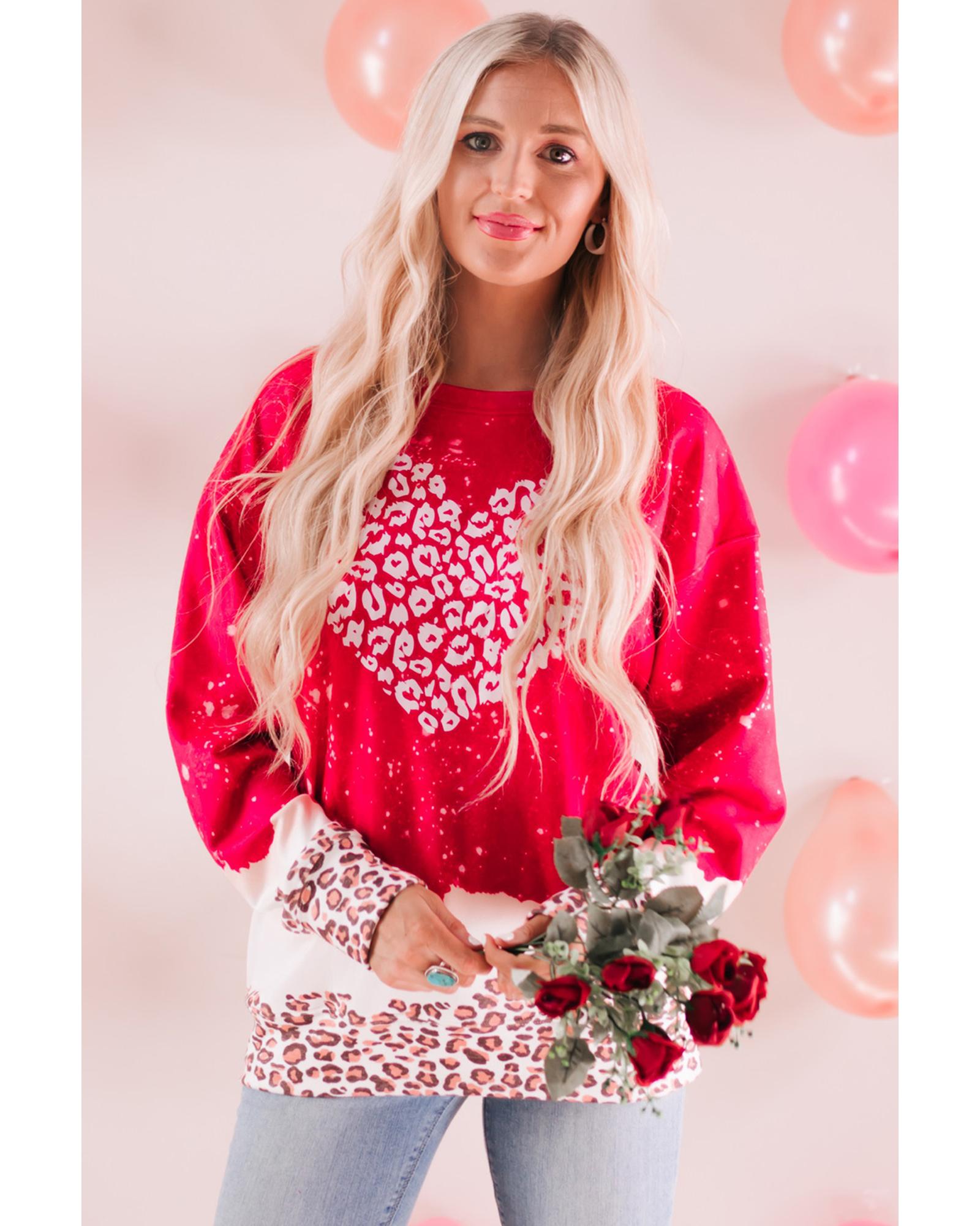 Azura Exchange Leopard Graphic Pullover Sweatshirt - S Main image