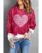 Azura Exchange Leopard Graphic Pullover Sweatshirt - S