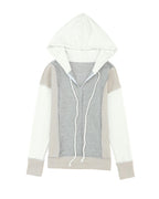 Azura Exchange Patchwork Knit Hoodie - S