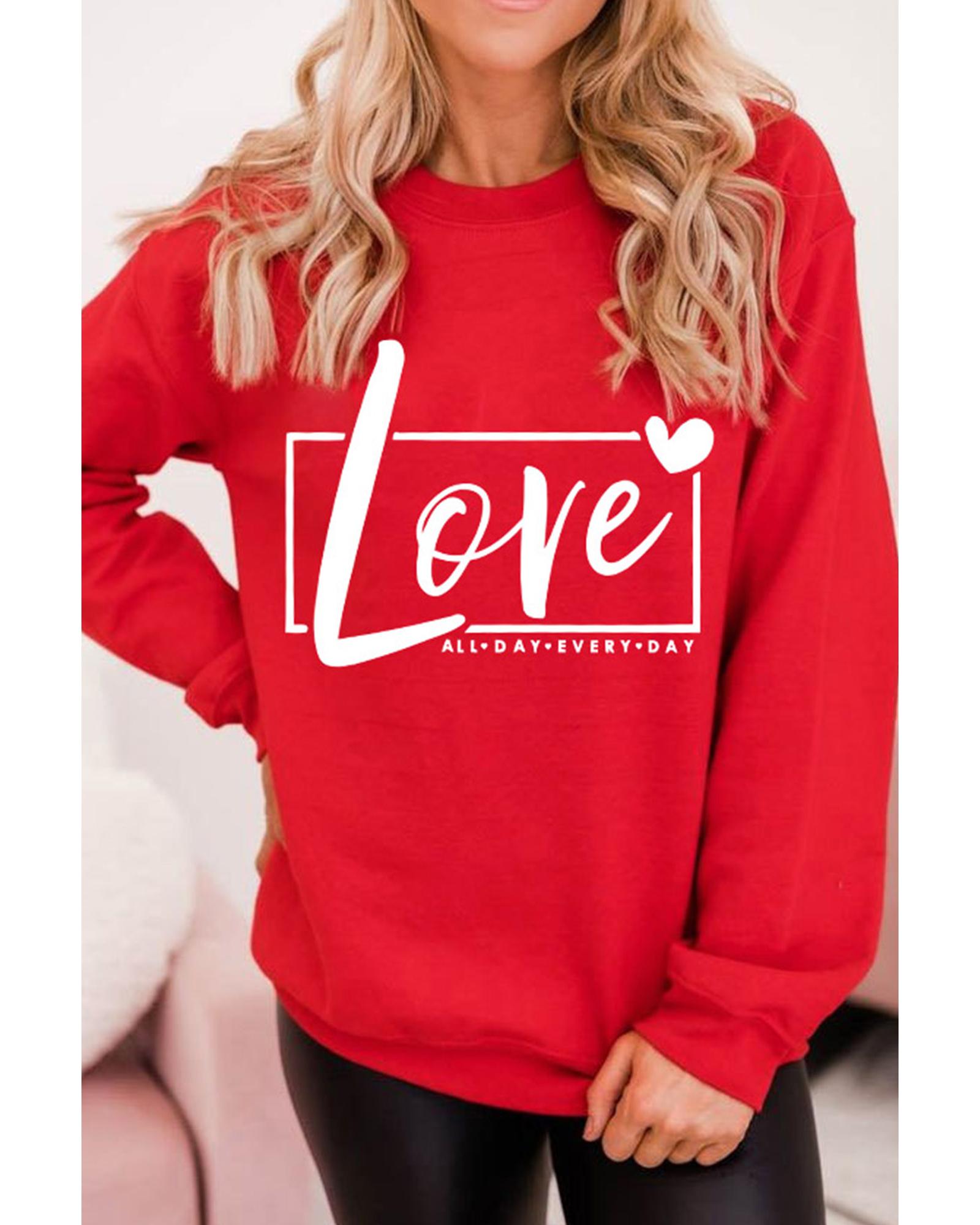 Azura Exchange Love Graphic Sweatshirt - S Main image
