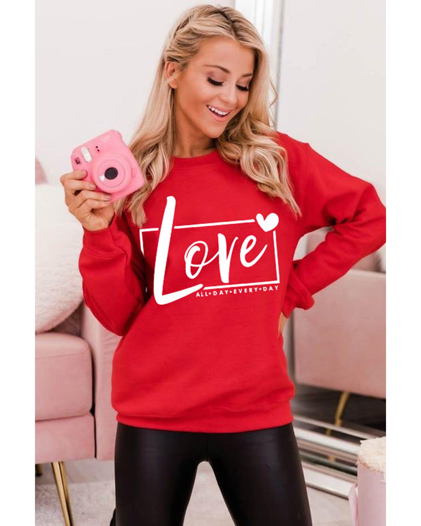 Azura Exchange Love Graphic Sweatshirt - S Secondary image