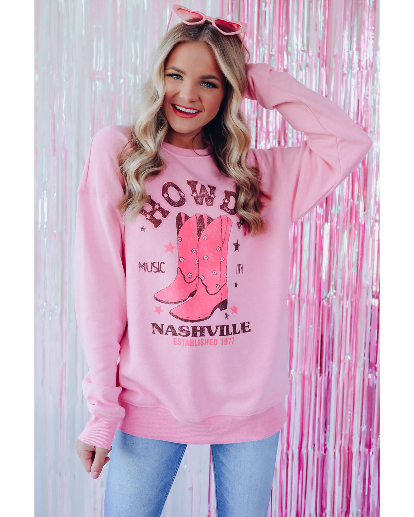 Azura Exchange NASHVILLE Vintage Western Sweatshirt - M Secondary image