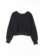 Azura Exchange Acid Wash Open Back Sweatshirt - XL