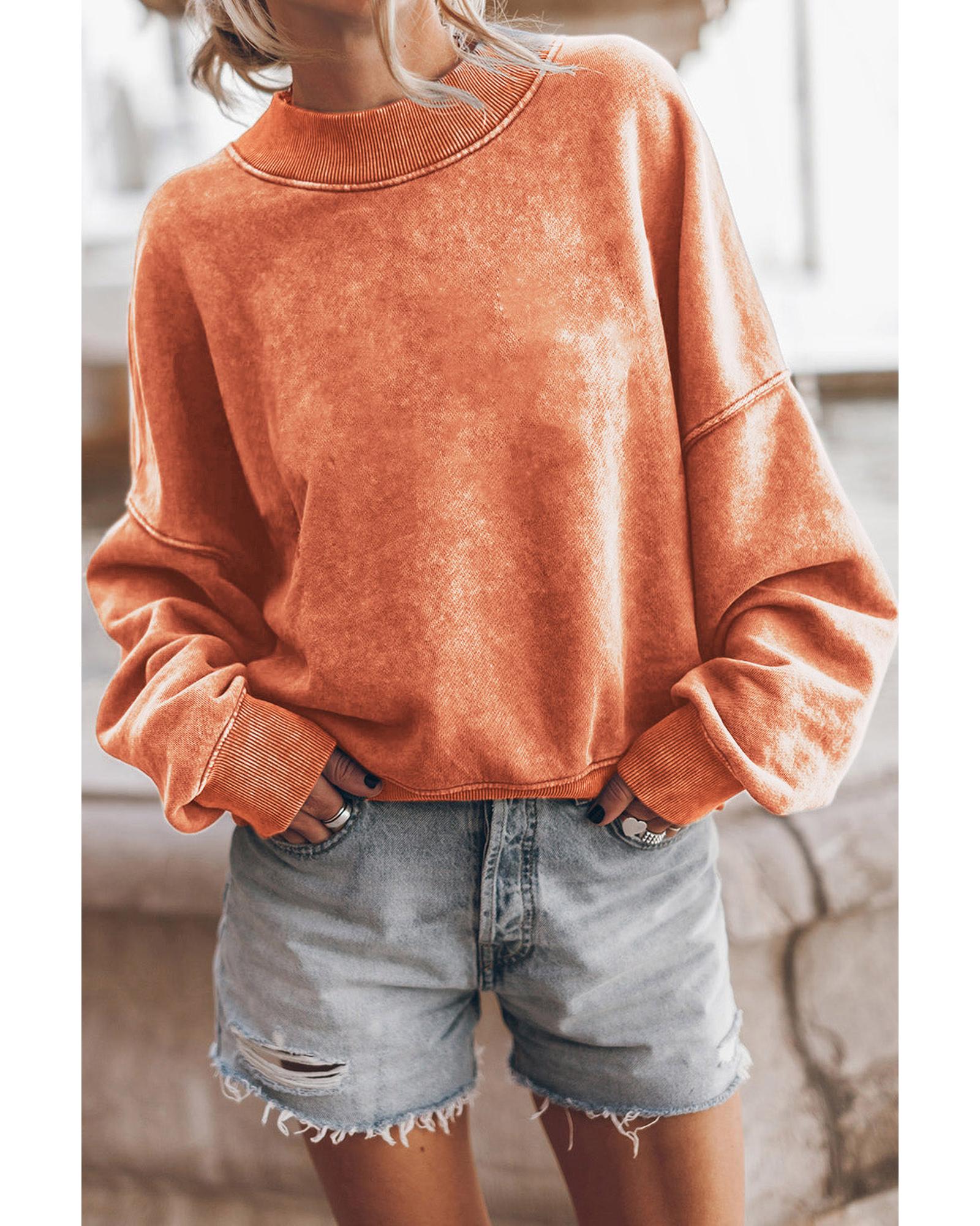 Azura Exchange Drop Shoulder Pullover Sweatshirt - S Main image