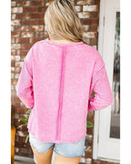 Azura Exchange High Low Raw Edge Sweatshirt - XL