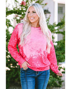 Azura Exchange Long Sleeve Tie Dye Pullover Sweatshirt - L