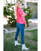 Azura Exchange Long Sleeve Tie Dye Pullover Sweatshirt - L