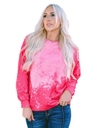 Azura Exchange Long Sleeve Tie Dye Pullover Sweatshirt - L