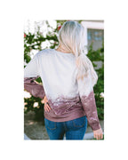 Azura Exchange Gradient Tie Dye Pullover Sweatshirt - M