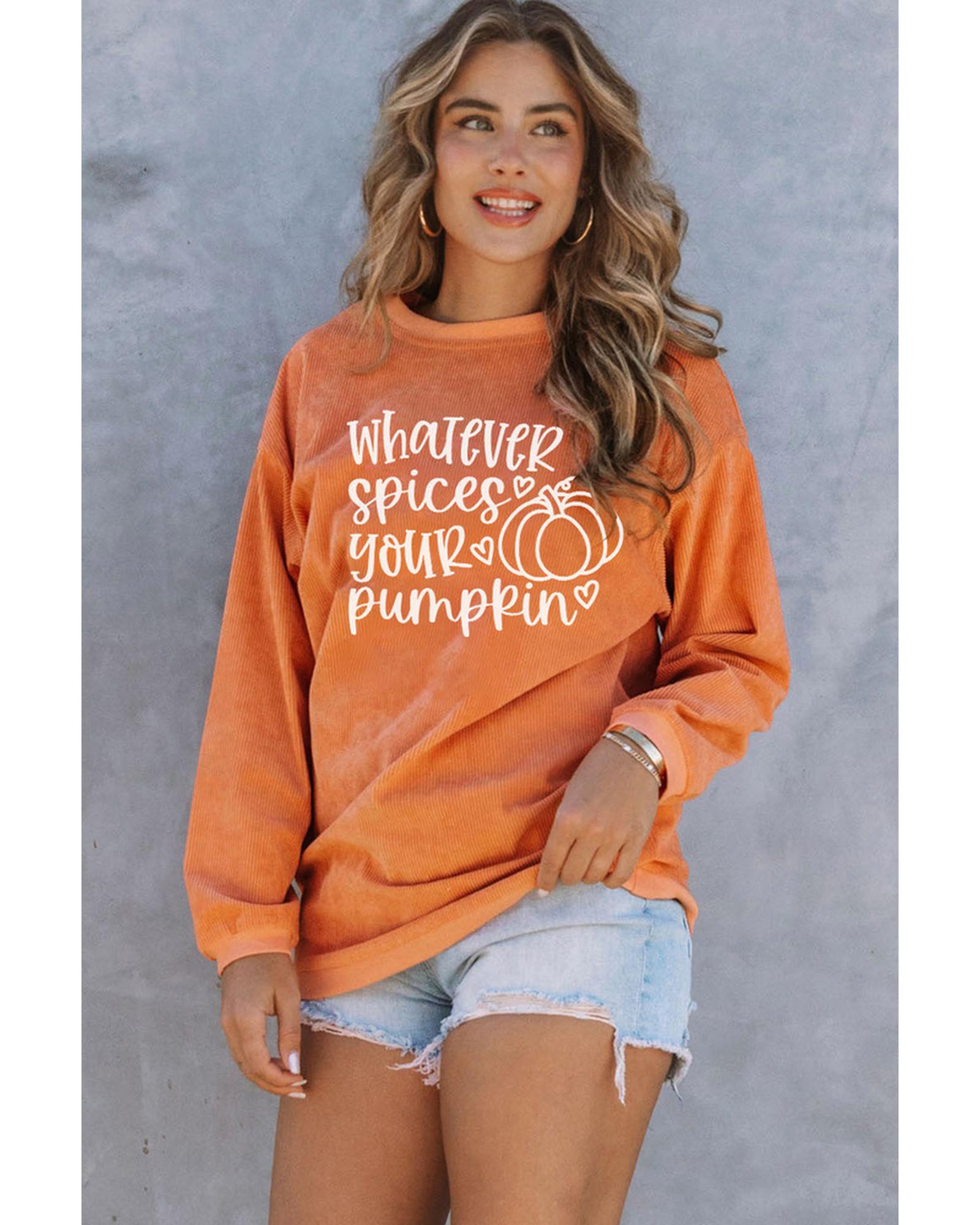 Azura Exchange Oversized Corduroy Sweatshirt - S Secondary image
