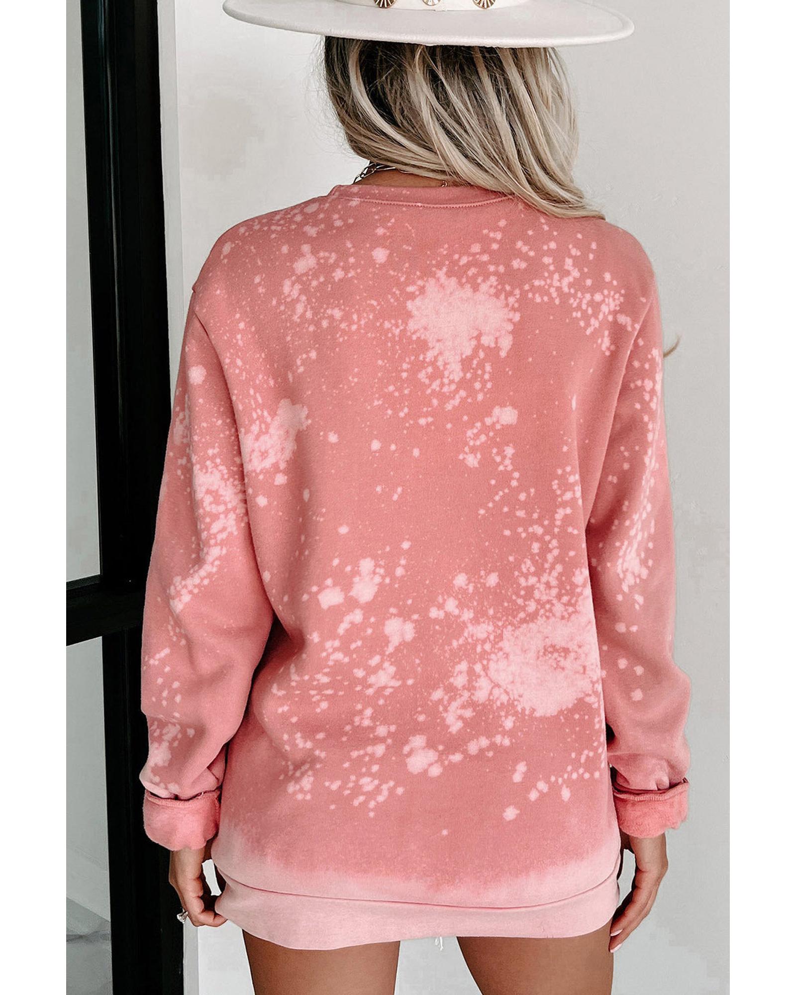 Azura Exchange Pumpkin Graphic Tie Dye Sweatshirt - L Secondary image