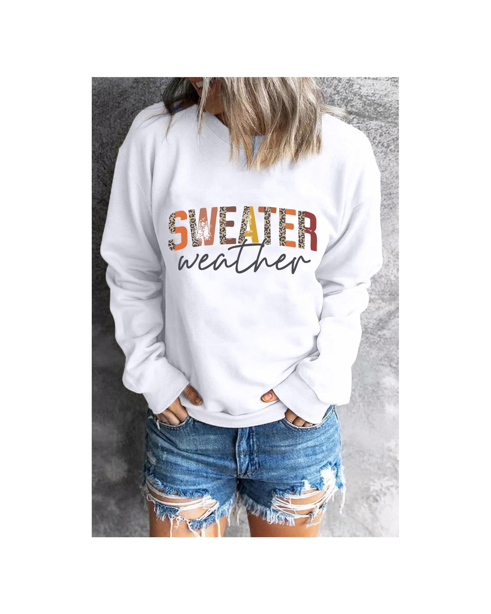 Azura Exchange Sweater Weather Monogram Sweatshirt - S Main image
