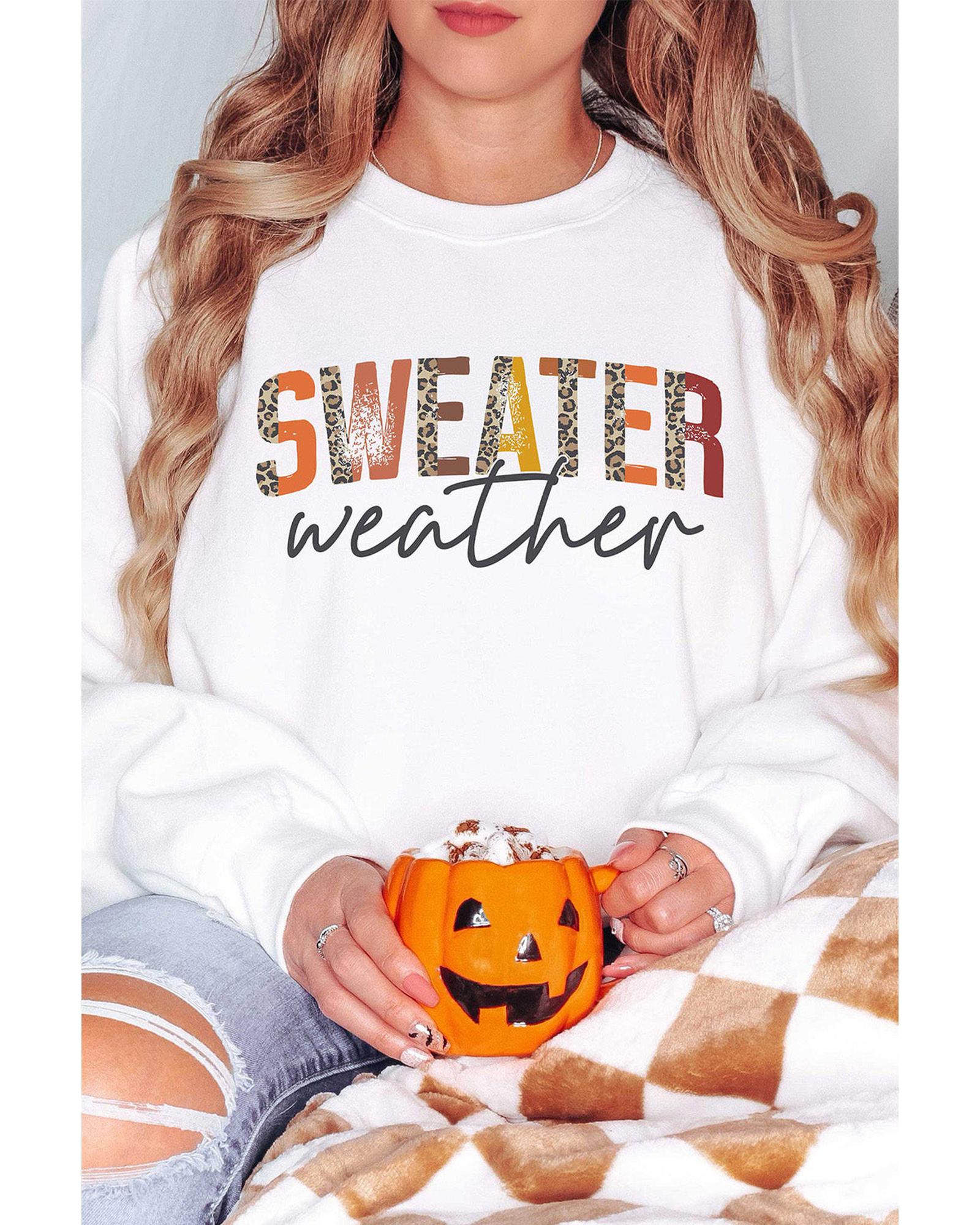 Azura Exchange Sweater Weather Monogram Sweatshirt - S Secondary image