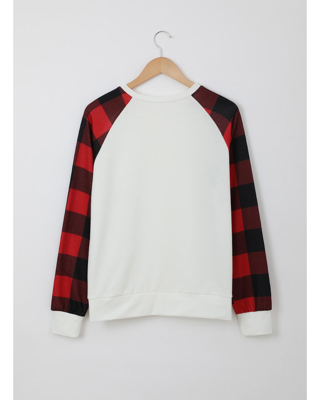 Azura Exchange Long Sleeve Buffalo Plaid Sweatshirt - XL