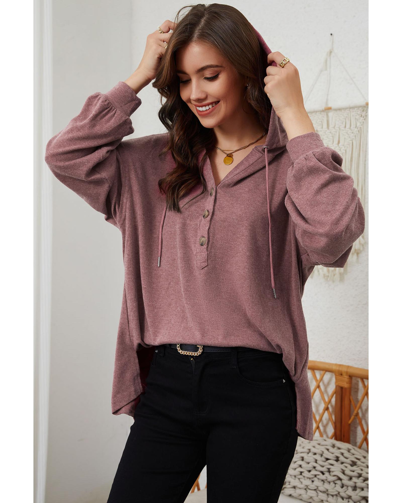 Azura Exchange High and Low Hem Hoodie - L Main image