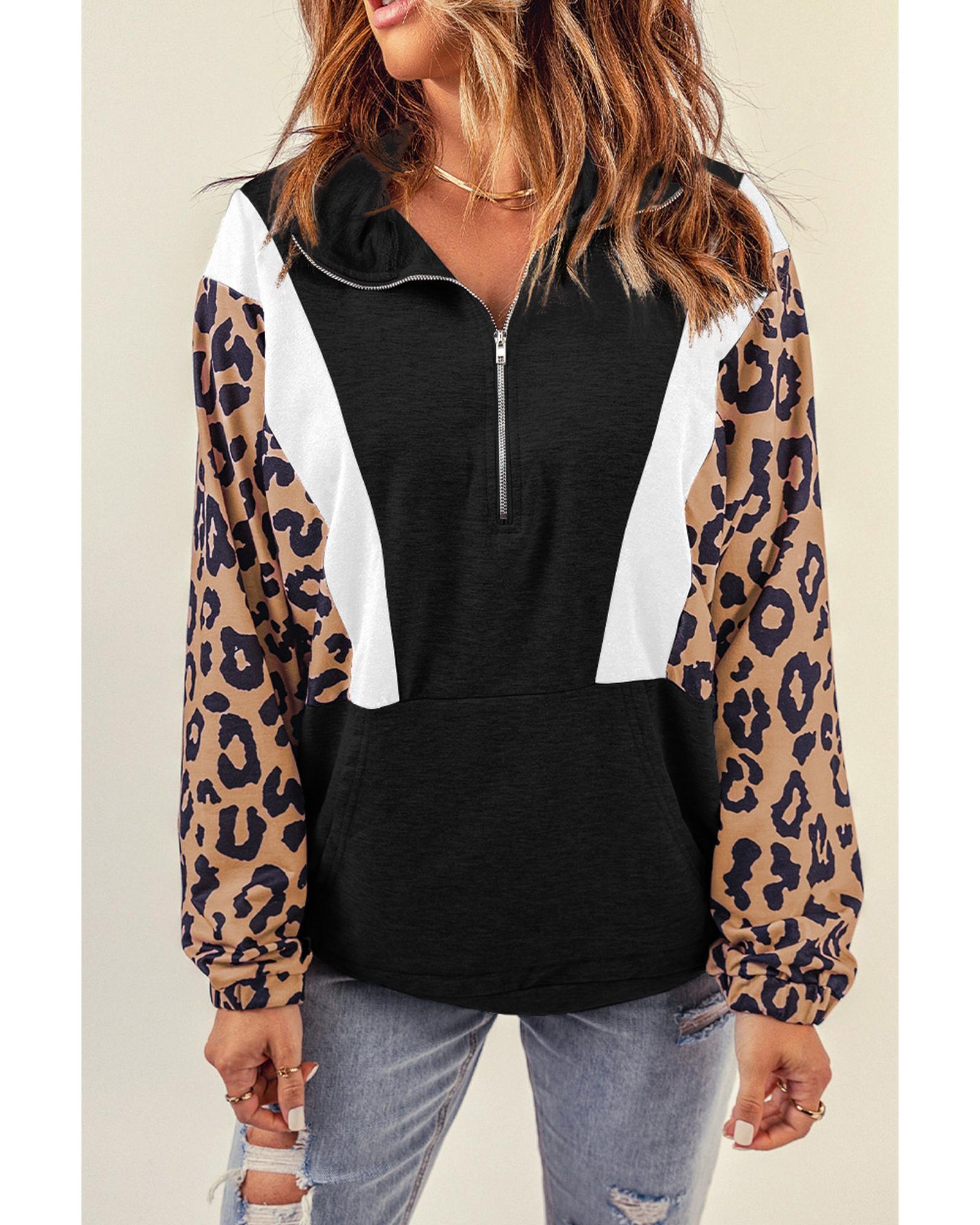 Azura Exchange Leopard Pullover Sweatshirt - S Main image