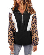 Azura Exchange Leopard Pullover Sweatshirt - S