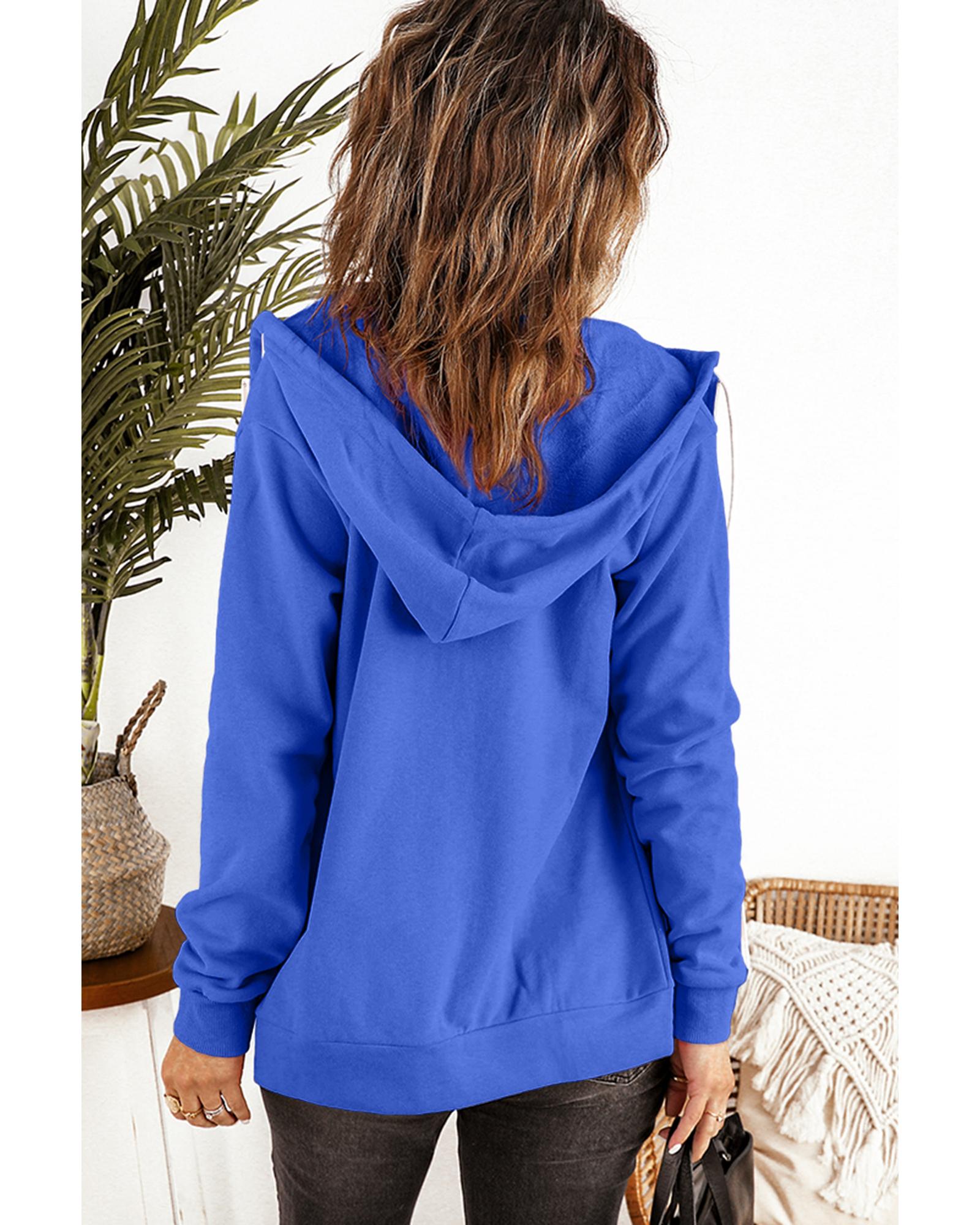 Azura Exchange Black Zip-up Hoodie Jacket - L Secondary image