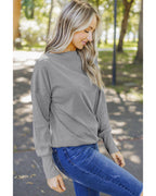 Azura Exchange Ribbed Zip Knit Top - 2XL
