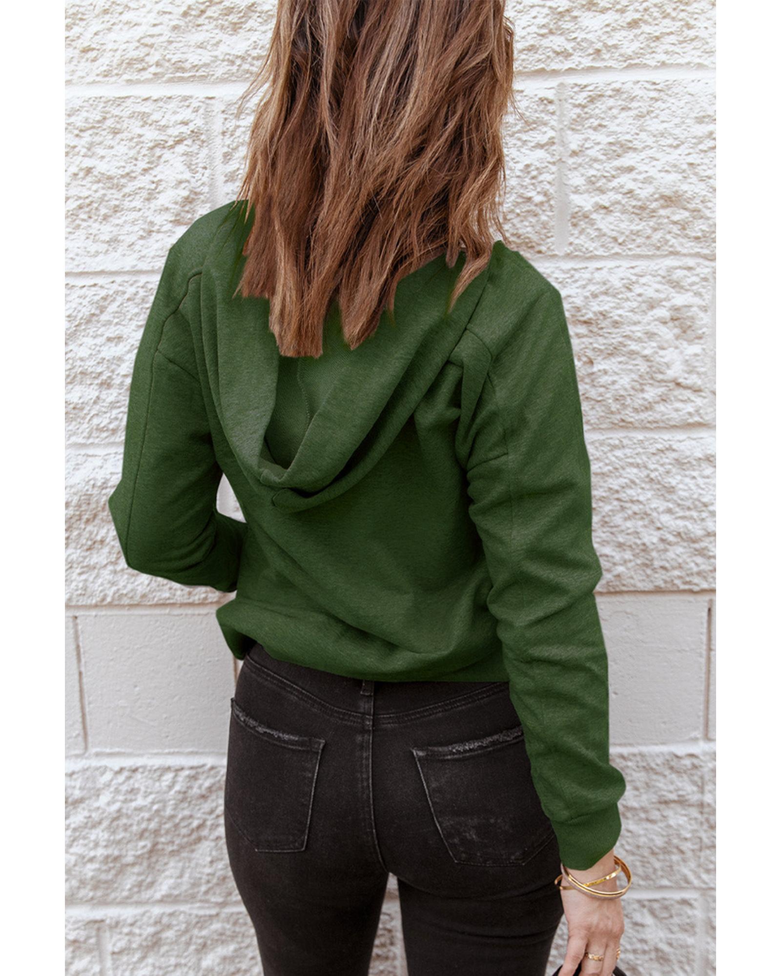 Azura Exchange Solid Color Lace-up Hoodie - 2XL Secondary image