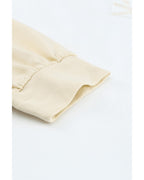 Azura Exchange Colorblock V Neck Long Sleeve Hoodie - M