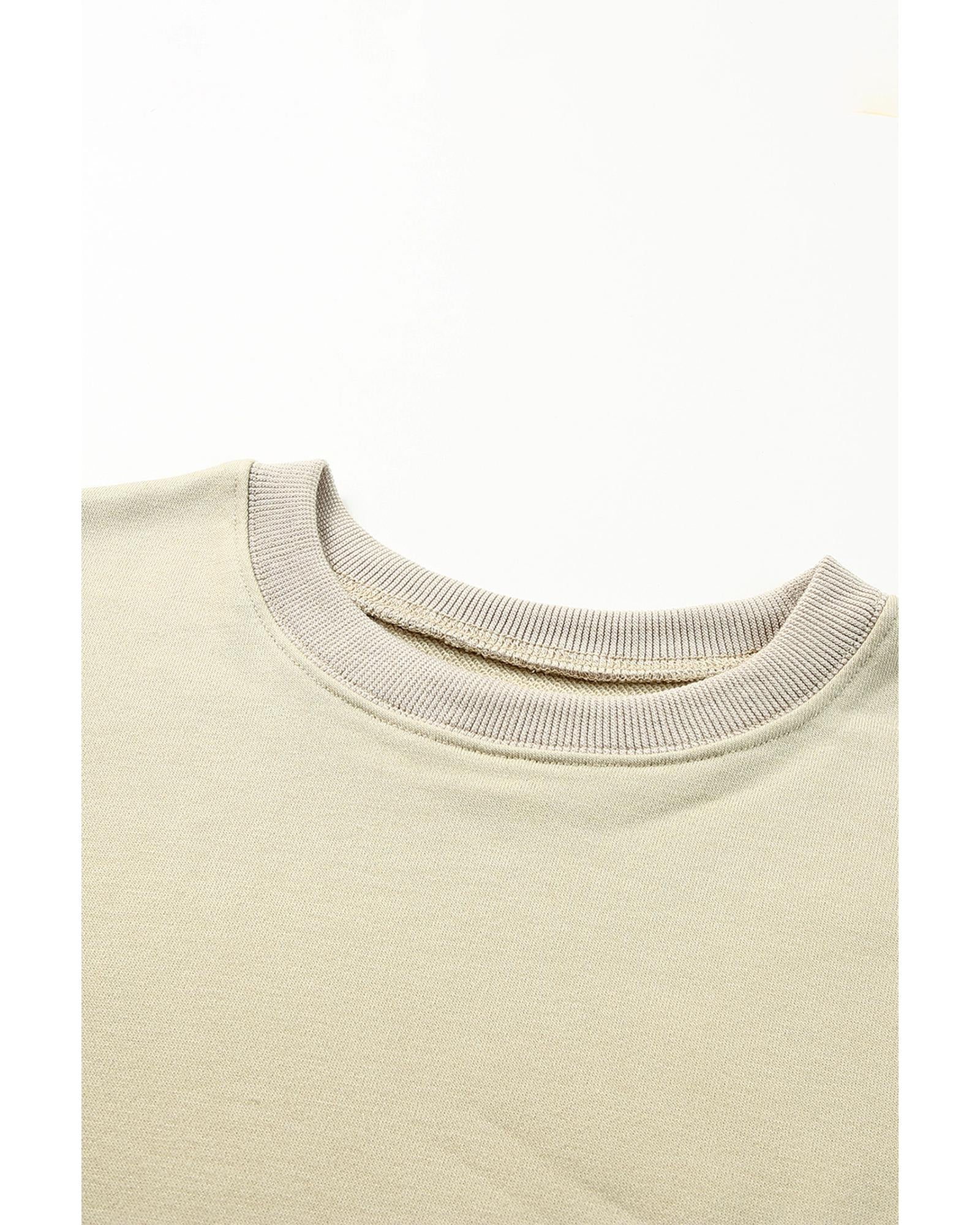 Azura Exchange Plain Crew Neck Pullover Sweatshirt - S Secondary image